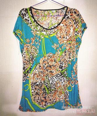 2017新款中老年女士冰丝大码妈妈装—工厂直销批发